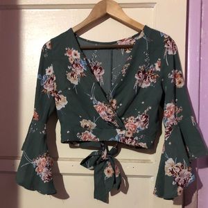 Flower Crop Top